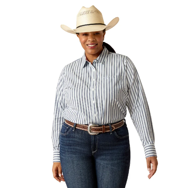 Women's Ariat Wrinkle Resist Kirby Stretch Button Down Shirt #10051333X-- Anti-Pilling Machine Wash Handmade Women's Ariat Wrinkle Resist Kirby Stretch Button Down Shirt #10051333X-- Anti-Pilling Machine Wash Handmade
