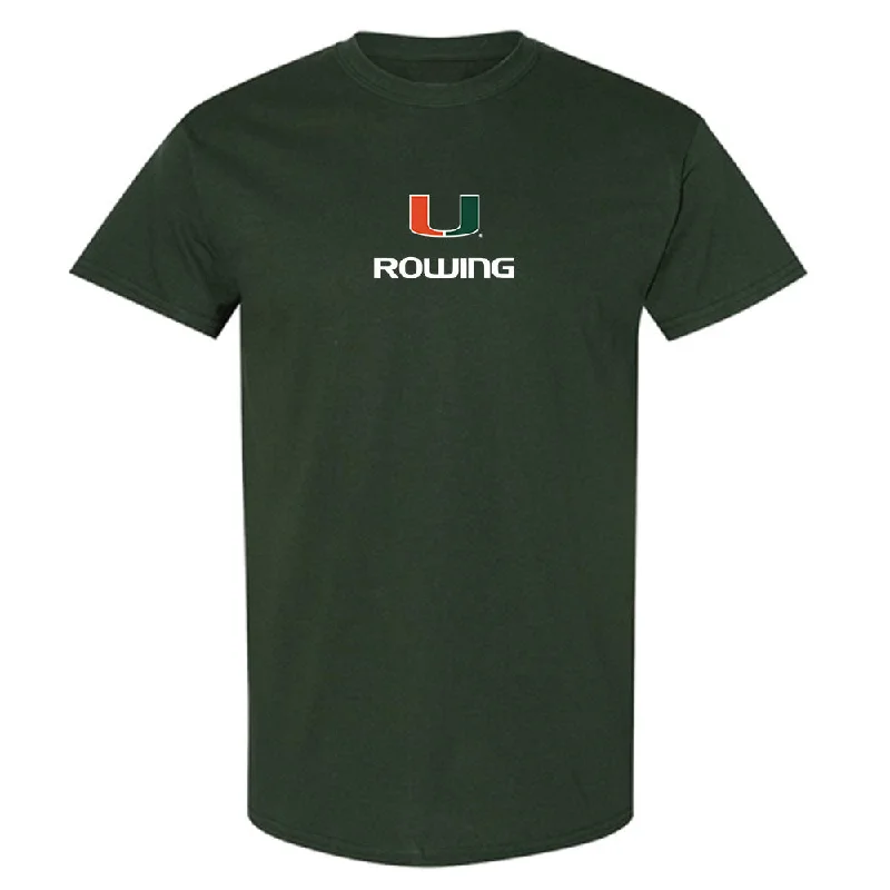 Miami - NCAA Women's Rowing : Holliday Prichard - Classic Shersey T-Shirt-- Real Fur Shearling Chenille