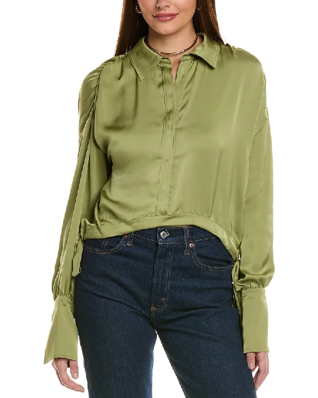 Ramy Brook Heidi Blouse Soft Satin Blouse