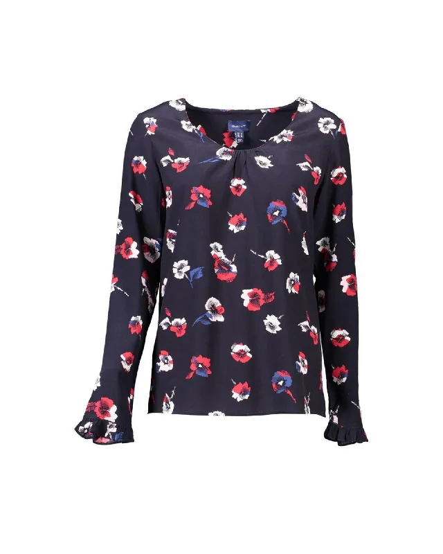 Gant  Floral Print Blouse for Women Chic Off-Shoulder Blouse