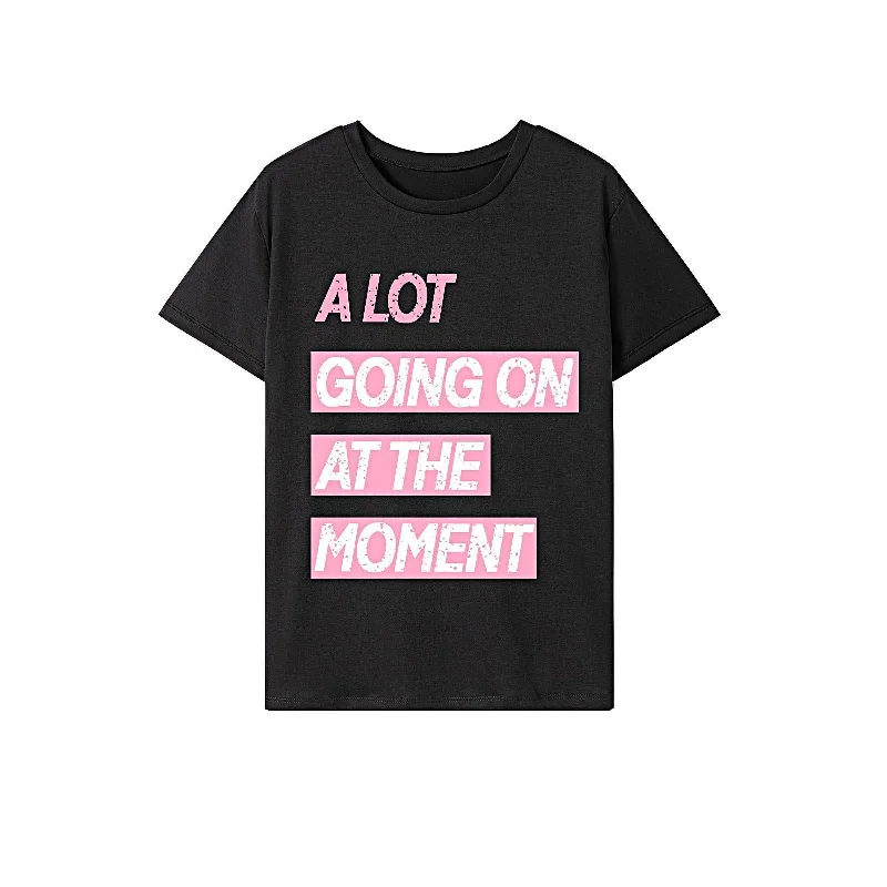Maxbell Maxbell T Shirt for Women Summer Clothing Soft Summer Tops for Travel Trip Commuting M Black-- Graphic Embroidered Appliqued Maxbell Maxbell T Shirt for Women Summer Clothing Soft Summer Tops for Travel Trip Commuting M Black-- Graphic Embroidered Appliqued