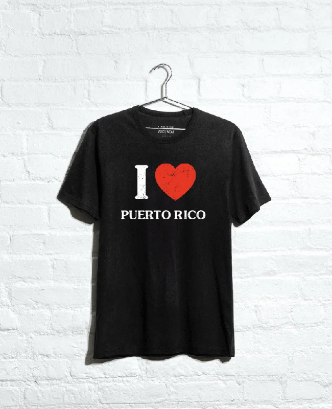 Site Exclusive! I Heart Puerto Rico T-Shirt-- Terry Blend Velvet Blend Canvas Blend