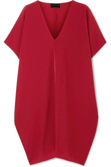 The Slouch crepe de chine mini dress Elegant Silk Mini Dress