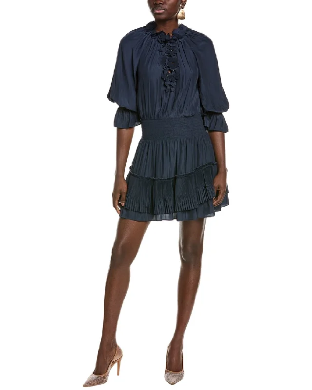Ramy Brook Alison Mini Dress Fashionable Lace Mini Dress