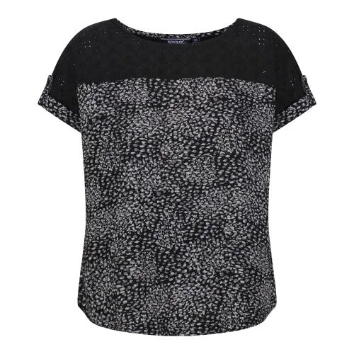 Regatta Womens/Ladies Jaida Abstract T-Shirt-- Knit Fabric Woven Fabric Fleece Fabric Regatta Womens/Ladies Jaida Abstract T-Shirt-- Knit Fabric Woven Fabric Fleece Fabric