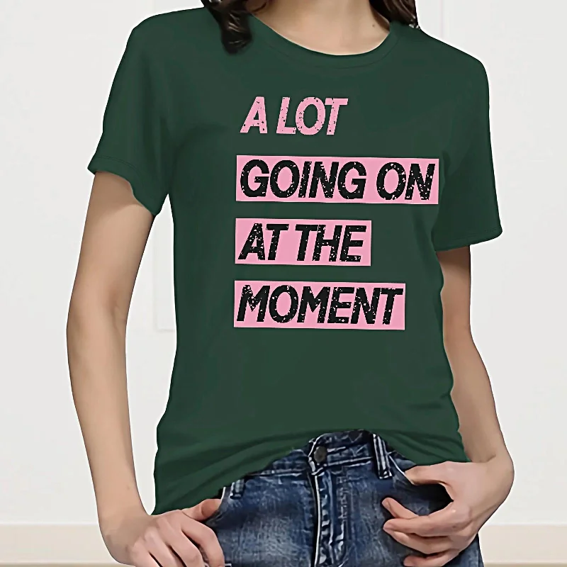 Maxbell T Shirt for Women Summer Streetwear Summer Tops for Travel Commuting Holiday XL Green-- Chenille Brocade Lace Maxbell T Shirt for Women Summer Streetwear Summer Tops for Travel Commuting Holiday XL Green-- Chenille Brocade Lace