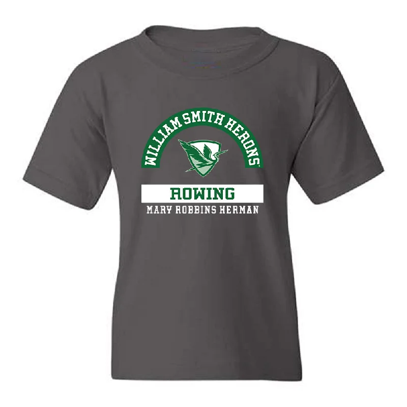 HWS - NCAA Women's Rowing : Mary Robbins Herman - Classic Fashion Shersey Youth T-Shirt-- Collared Crew Neck Turtle Neck