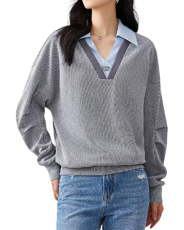 Ounixue Blouse Modern Oversized Blouse