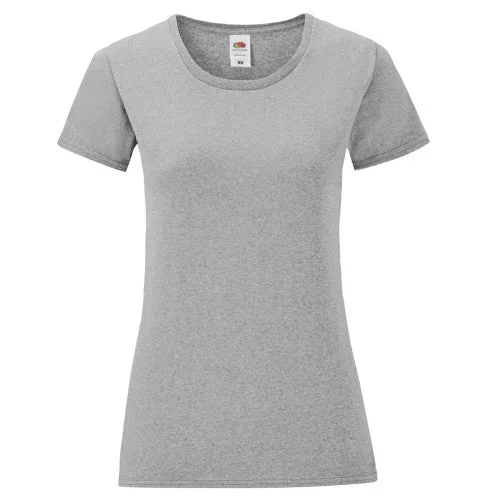 Fruit of the Loom Womens/Ladies Iconic Heather T-Shirt-- Rayon Fabric Velvet Fabric Corduroy Fabric Fruit of the Loom Womens/Ladies Iconic Heather T-Shirt-- Rayon Fabric Velvet Fabric Corduroy Fabric