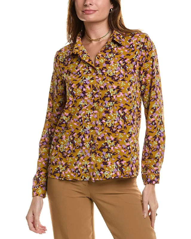 Anna Kay Clovis Blouse High Neck Blouse