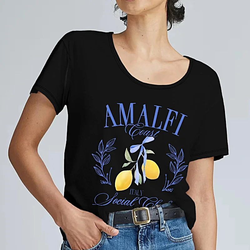 Maxbell Womens T Shirt Summer Ladies Clothing Summer Tops for Wear Sports L Black-- Knit Fabric Woven Fabric Fleece Fabric Maxbell Womens T Shirt Summer Ladies Clothing Summer Tops for Wear Sports L Black-- Knit Fabric Woven Fabric Fleece Fabric