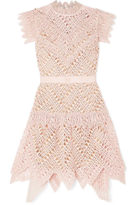 Guipure lace mini dress Cozy T-Shirt Mini Dress