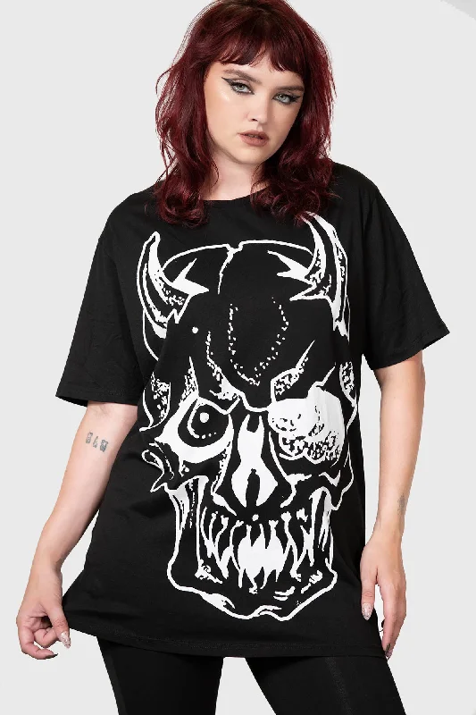 Hollow Nite T-Shirt-- Polka Dot Checkered Tartan