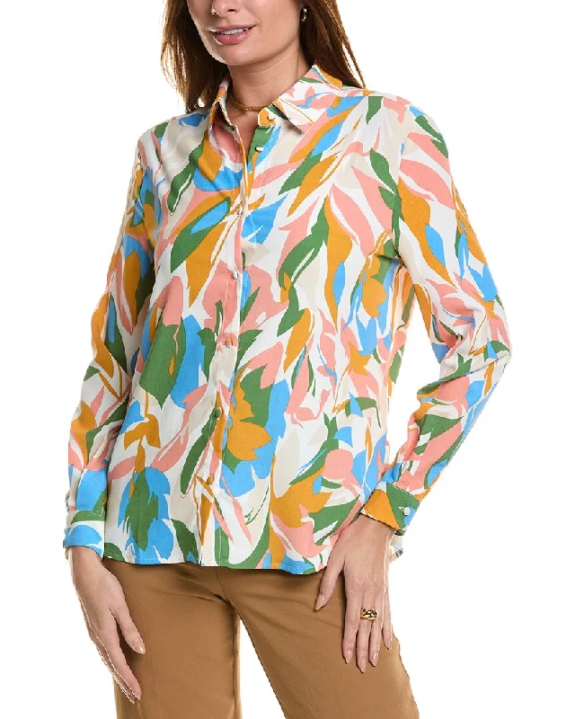 Anna Kay Clementine Blouse Asymmetric Hem Blouse