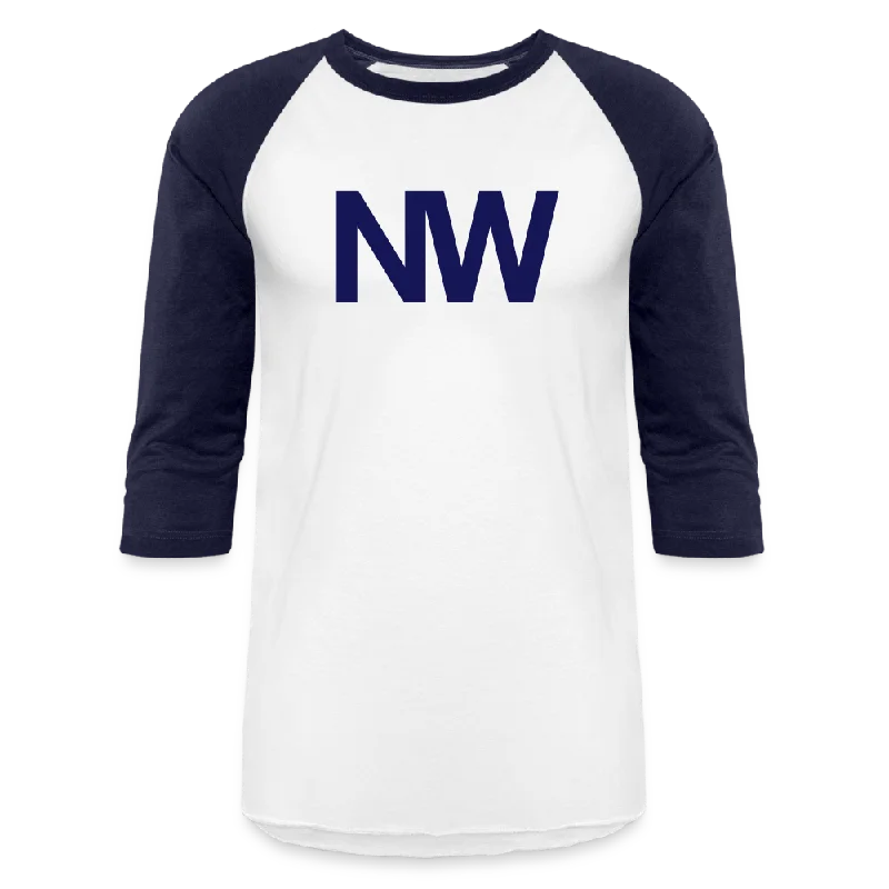 Norfolk & Western - Baseball T-Shirt-- Ribbed T-Shirt High Neck Heavyweight