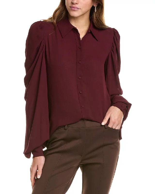 Ramy Brook Rose Blouse Lightweight Linen Blouse