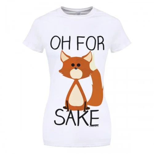 Grindstore Womens/Ladies Oh For Fox Sake T-Shirt-- Satin Fabric Silk Fabric Chiffon Fabric Grindstore Womens/Ladies Oh For Fox Sake T-Shirt-- Satin Fabric Silk Fabric Chiffon Fabric