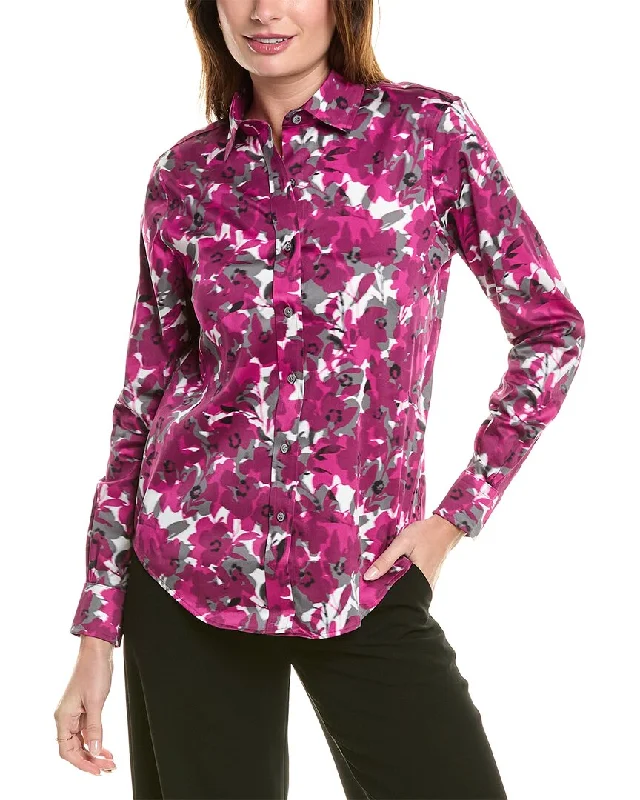 Brooks Brothers Printed Blouse Office Formal Blouse