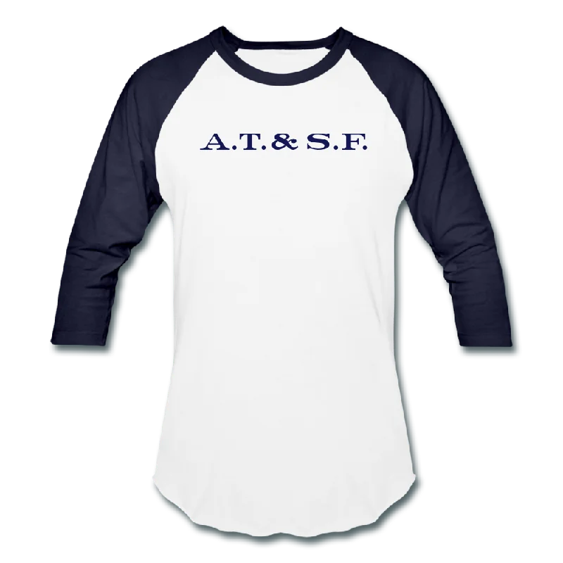 ATSF - Baseball T-Shirt-- Collared T-Shirt Boat Neck A-Line