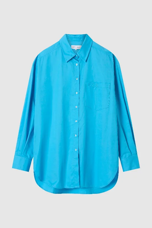 Signature Cotton Shirt-- Hooded Caped Shawl Collar