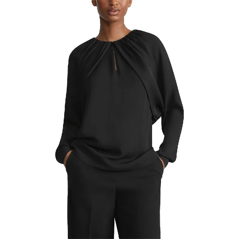Womens Silk Bolero Blouse Classic Minimalist Blouse