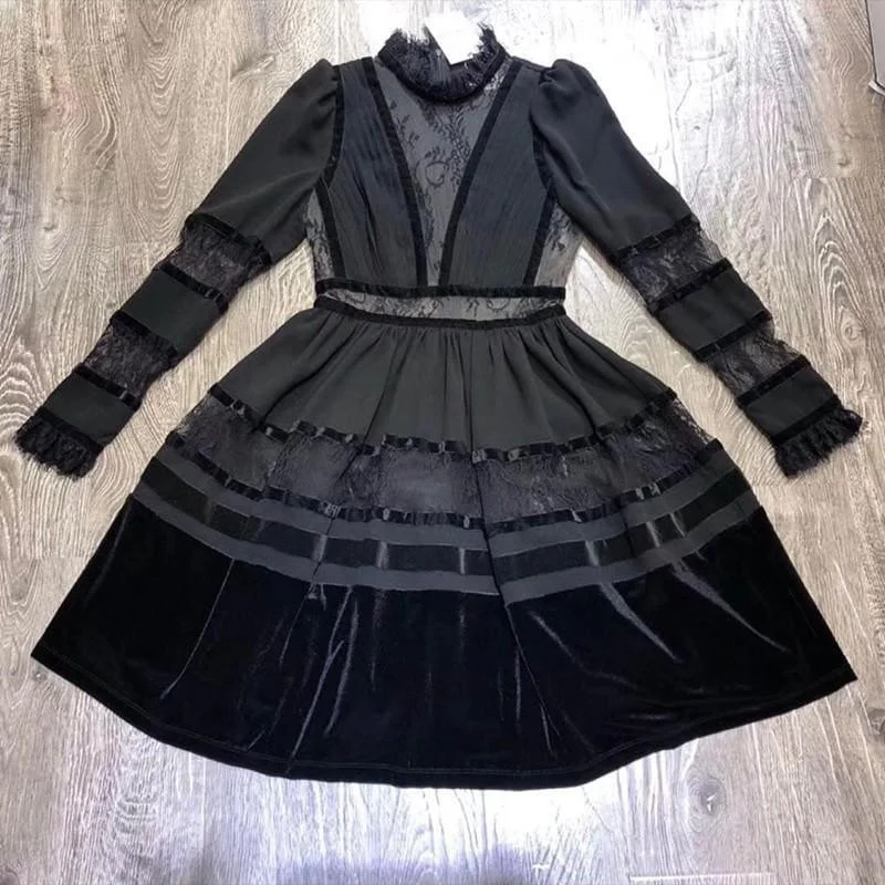 black dress