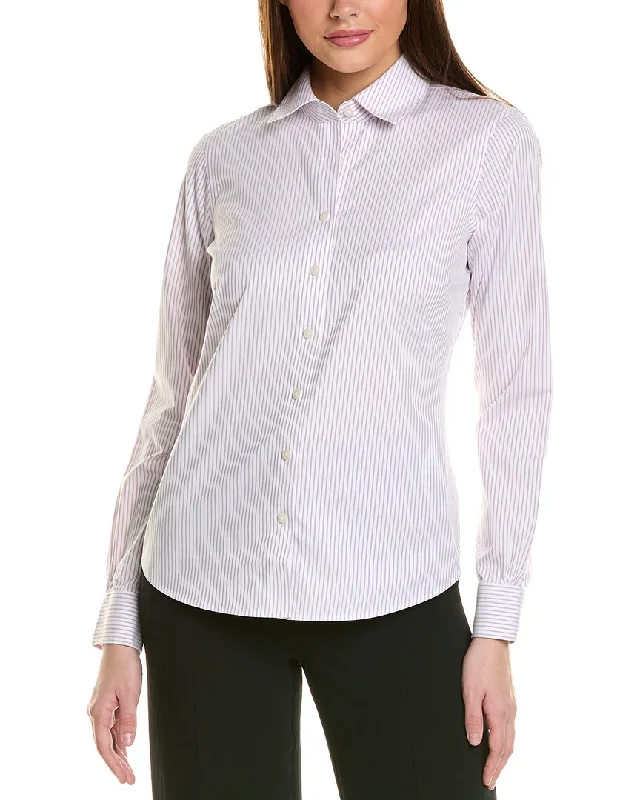 Brooks Brothers Fitted Blouse Stretchy Fitted Blouse