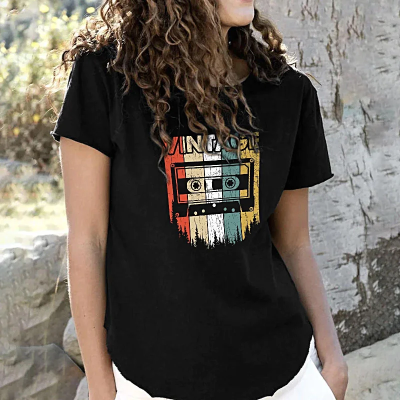 Maxbell Maxbell Womens T Shirt Summer Costume Trendy Summer Tops for Office Backpacking Work L-- Print Jacquard Patchwork Maxbell Maxbell Womens T Shirt Summer Costume Trendy Summer Tops for Office Backpacking Work L-- Print Jacquard Patchwork