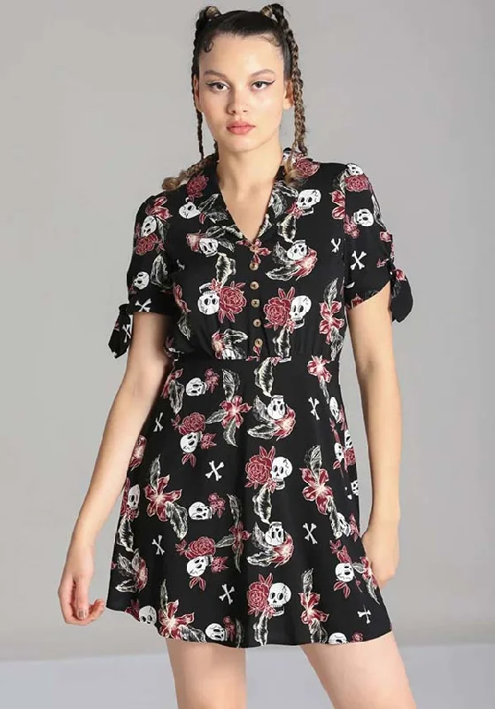Alani [Black/Red] | MINI DRESS* Comfortable Bodycon Mini Dress