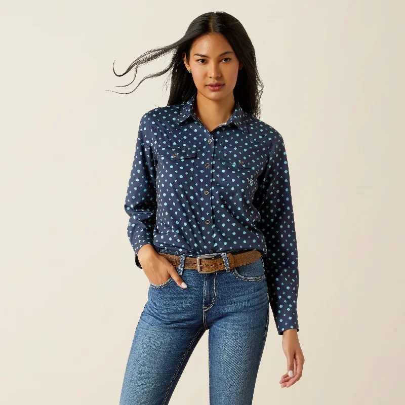 Women's Ariat Western VentTEK Stretch Button Down Shirt #10055190-- Oversized T-Shirt Spandex breathable Women's Ariat Western VentTEK Stretch Button Down Shirt #10055190-- Oversized T-Shirt Spandex breathable