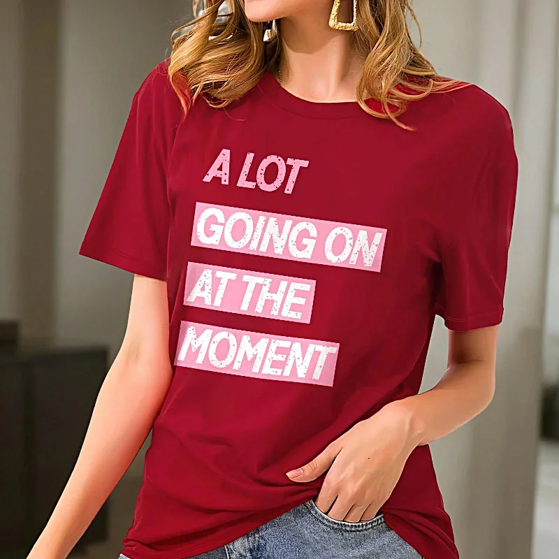 Maxbell T Shirt for Women Summer Clothing Soft Summer Tops for Travel Trip Commuting L Red-- Zippered Front Buttoned Front Snap Front Maxbell T Shirt for Women Summer Clothing Soft Summer Tops for Travel Trip Commuting L Red-- Zippered Front Buttoned Front Snap Front