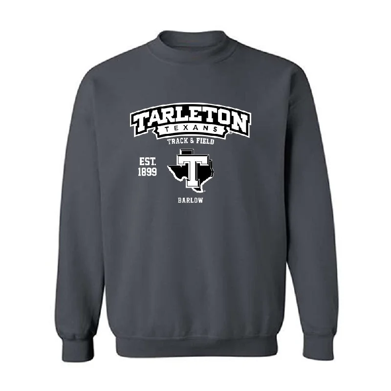 Tarleton State - NCAA Women's Track & Field : Nyla Barlow - Classic Fashion Shersey Crewneck Sweatshirt Hoodie with Embroidery Detailed Premium Tarleton State - NCAA Women's Track & Field : Nyla Barlow - Classic Fashion Shersey Crewneck Sweatshirt Hoodie with Embroidery Detailed Premium