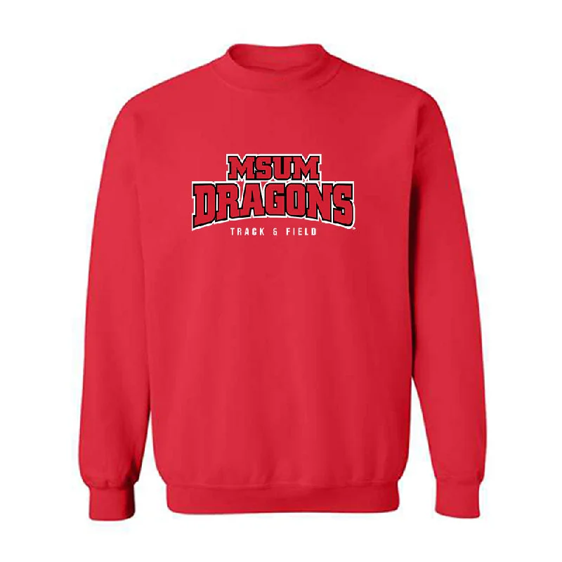 MSUM - NCAA Women's Track & Field : Victory Godah - Crewneck Sweatshirt Hoodie with Hem Drawcord Adjustable Customizable MSUM - NCAA Women's Track & Field : Victory Godah - Crewneck Sweatshirt Hoodie with Hem Drawcord Adjustable Customizable