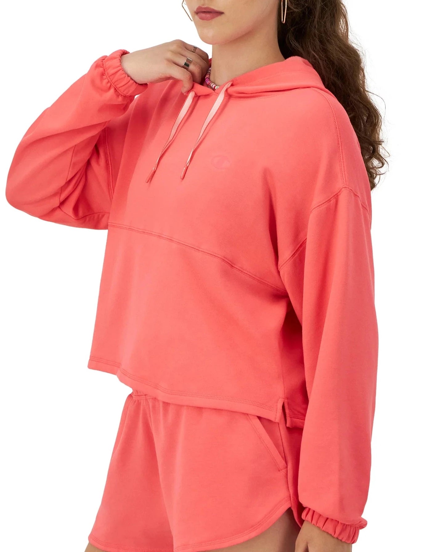 Soft Touch C Logo Hoodie Hoodie with Gradient Ombre Colorful