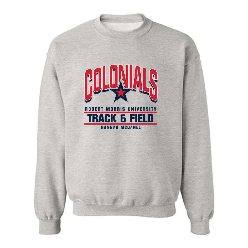 Robert Morris - NCAA Women's Track & Field : Hannah McDanel - Classic Fashion Shersey Crewneck Sweatshirt Hoodie with Sequins Glamorous Eye-catching Robert Morris - NCAA Women's Track & Field : Hannah McDanel - Classic Fashion Shersey Crewneck Sweatshirt Hoodie with Sequins Glamorous Eye-catching