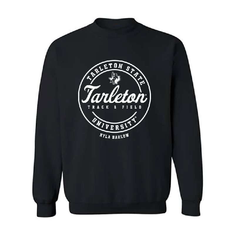 Tarleton State - NCAA Women's Track & Field : Nyla Barlow - Classic Fashion Shersey Crewneck Sweatshirt Hoodie with Thumb Holes Functional Cozy Tarleton State - NCAA Women's Track & Field : Nyla Barlow - Classic Fashion Shersey Crewneck Sweatshirt Hoodie with Thumb Holes Functional Cozy