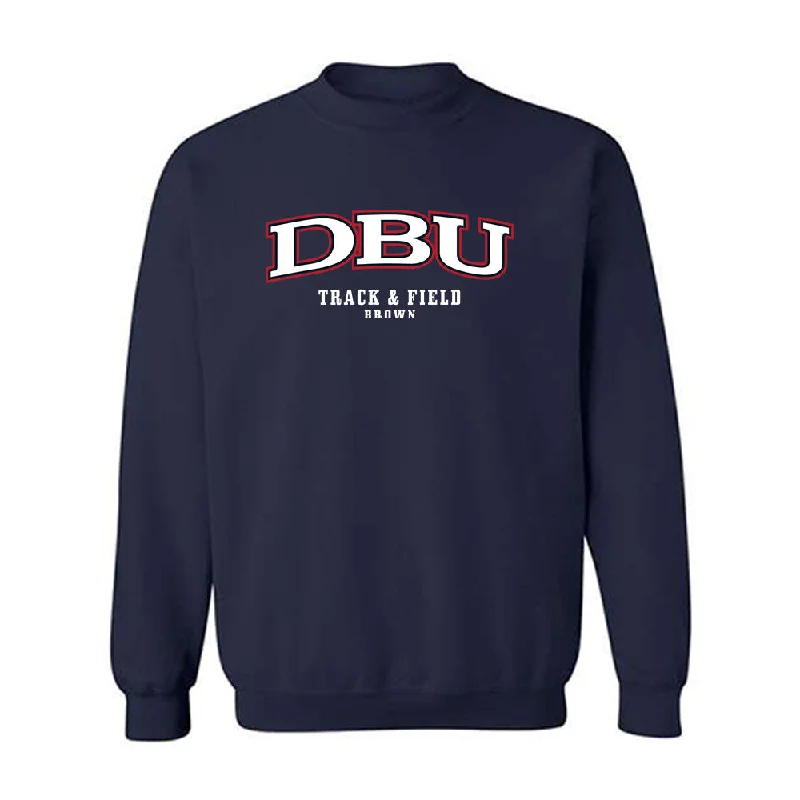 Dallas Baptist - NCAA Women's Track & Field : Talitha Brown - Classic Shersey Crewneck Sweatshirt Hoodie with Ribbed Hem Stretchable Secure Dallas Baptist - NCAA Women's Track & Field : Talitha Brown - Classic Shersey Crewneck Sweatshirt Hoodie with Ribbed Hem Stretchable Secure