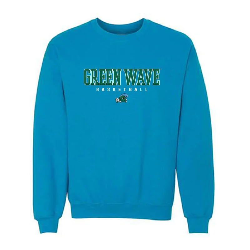 Tulane - NCAA Women's Basketball : Kianni Westbrook - Crewneck Sweatshirt Hoodie with Mock Neck Collared Structured Tulane - NCAA Women's Basketball : Kianni Westbrook - Crewneck Sweatshirt Hoodie with Mock Neck Collared Structured