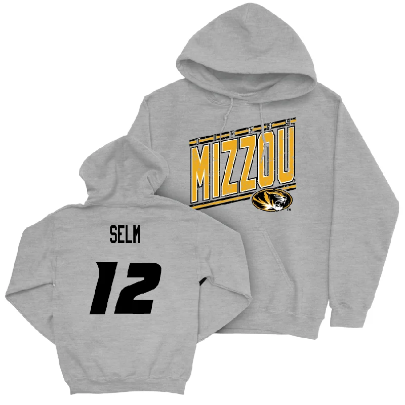 Sport Grey Women's Soccer Vintage Hoodie - Leah Selm Hoodie with Exposed Zipper Edgy Industrial Sport Grey Women's Soccer Vintage Hoodie - Leah Selm Hoodie with Exposed Zipper Edgy Industrial