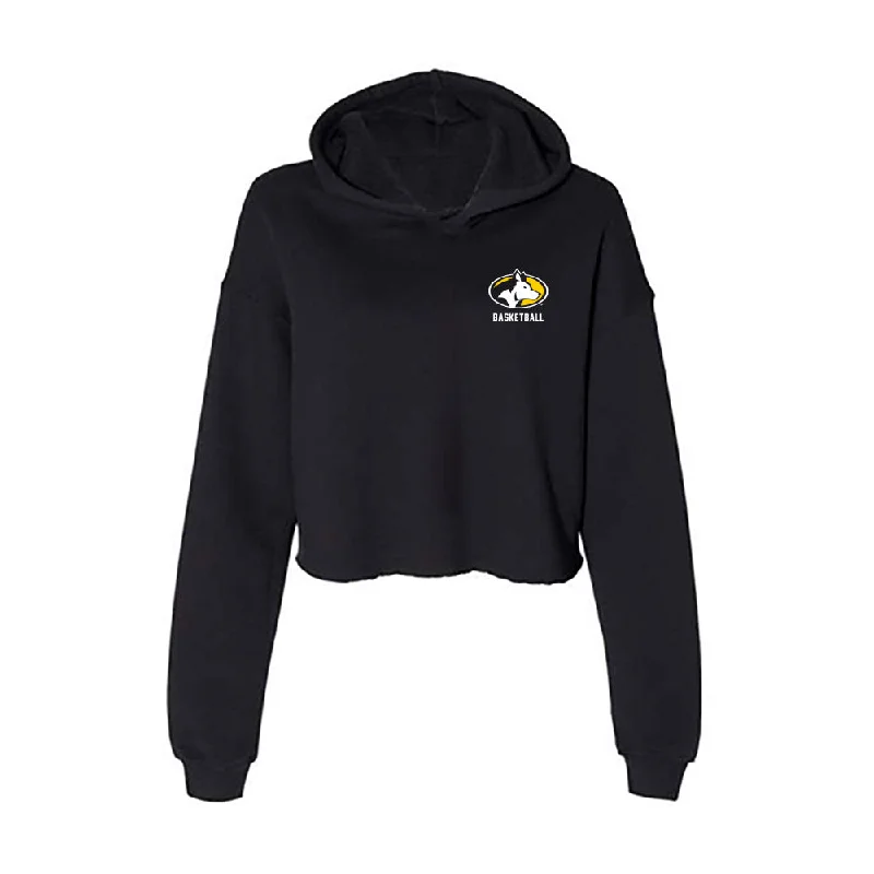 Michigan Tech - NCAA Women's Basketball : Alyssa Wypych - Women's Crop Fleece Hoodie Hoodie with Longline Fit Extended Stylish
