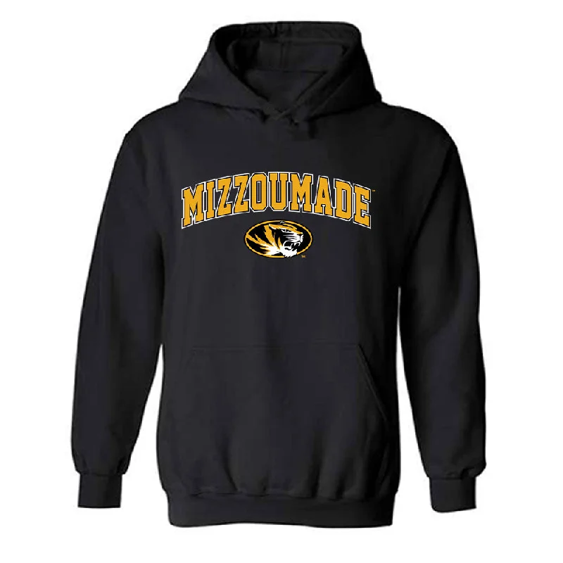 Missouri - NCAA Women's Basketball : Lucija Milkovic - Hooded Sweatshirt Hoodie with Color Block Contrast Stylish Missouri - NCAA Women's Basketball : Lucija Milkovic - Hooded Sweatshirt Hoodie with Color Block Contrast Stylish
