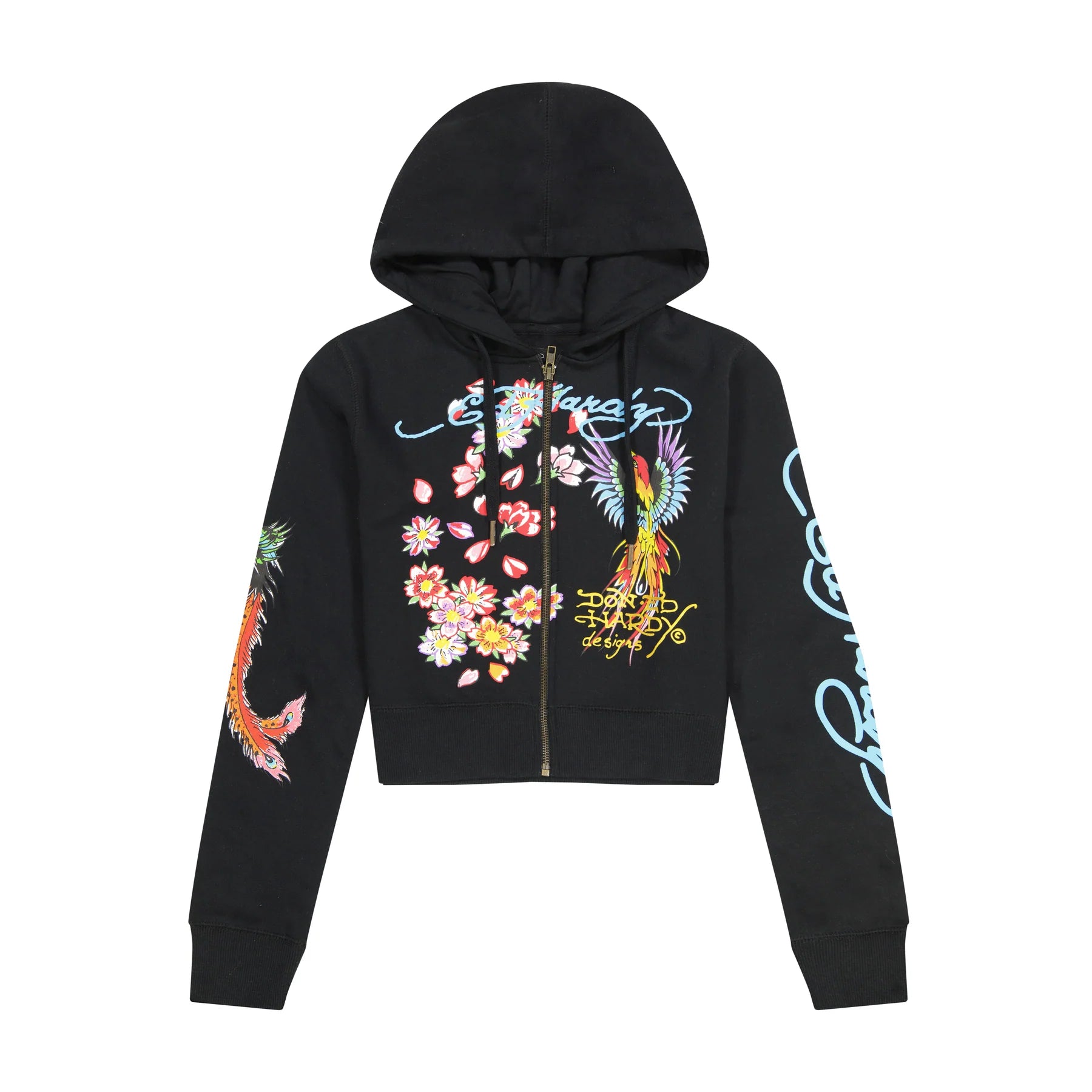 Phoenix Y2K Hoodie Hoodie with High-Low Hem Asymmetrical Trendy