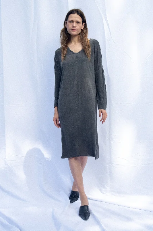 Charcoal Rosedale Dress Tunics Stylish modern