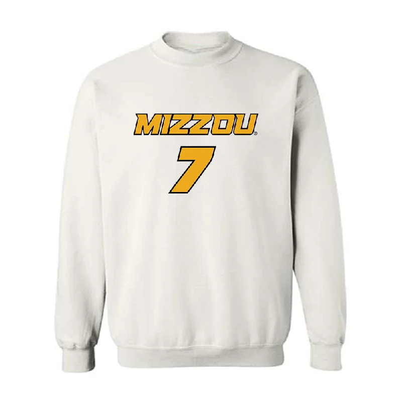 Missouri - NCAA Women's Basketball : Lucija Milkovic - Classic Shersey Crewneck Sweatshirt Hoodie with Embroidery Detailed Premium Missouri - NCAA Women's Basketball : Lucija Milkovic - Classic Shersey Crewneck Sweatshirt Hoodie with Embroidery Detailed Premium