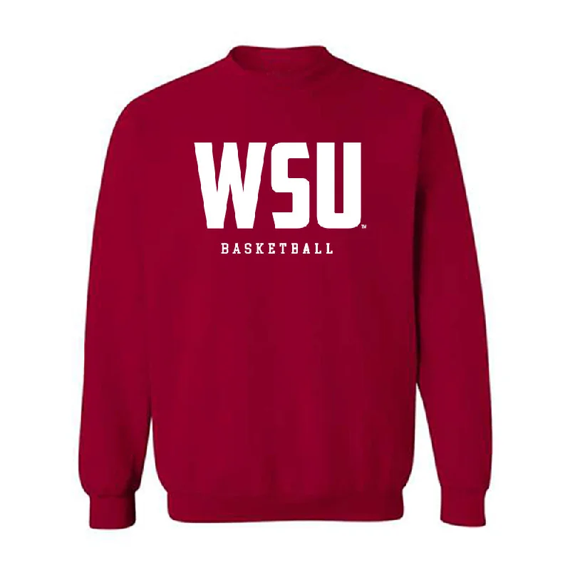 WSU - NCAA Women's Basketball : Charlotte Abraham - Classic Shersey Crewneck Sweatshirt Hoodie with Metallic Shiny Futuristic