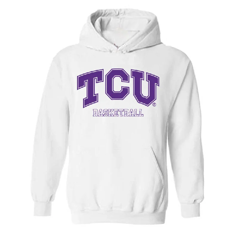 TCU - NCAA Women's Basketball : Madison Conner - Classic Shersey Hooded Sweatshirt Hoodie with Tied Waist Feminine Flattering TCU - NCAA Women's Basketball : Madison Conner - Classic Shersey Hooded Sweatshirt Hoodie with Tied Waist Feminine Flattering