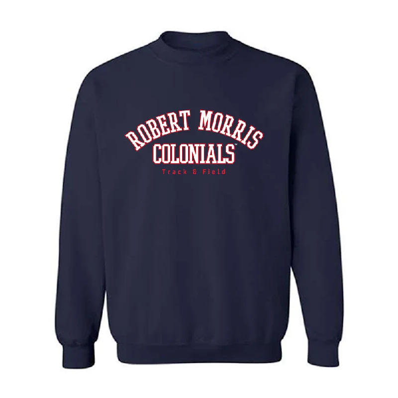 Robert Morris - NCAA Women's Track & Field : Hannah McDanel - Classic Fashion Shersey Crewneck Sweatshirt Hoodie with Embroidery Detailed Premium Robert Morris - NCAA Women's Track & Field : Hannah McDanel - Classic Fashion Shersey Crewneck Sweatshirt Hoodie with Embroidery Detailed Premium