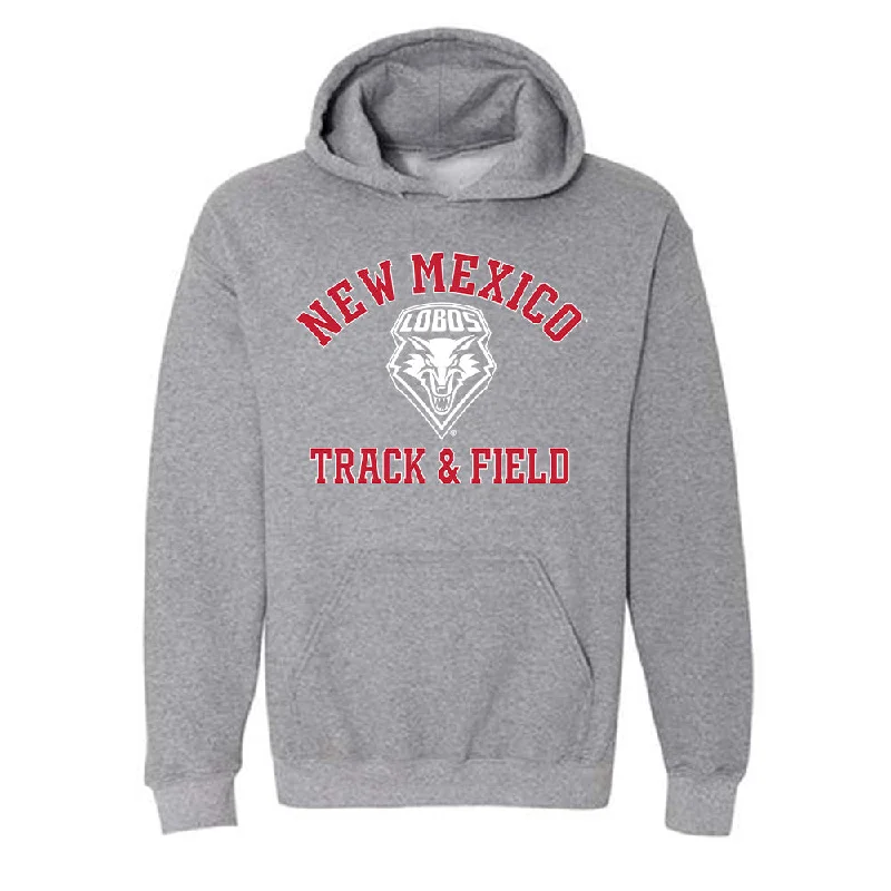 New Mexico - NCAA Women's Track & Field : Zennia Gonzalez - Classic Shersey Hooded Sweatshirt Hoodie with Zipper Versatile Modern New Mexico - NCAA Women's Track & Field : Zennia Gonzalez - Classic Shersey Hooded Sweatshirt Hoodie with Zipper Versatile Modern