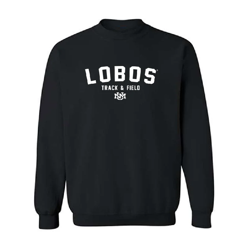 New Mexico - NCAA Women's Track & Field : Anaya Quarles - Classic Shersey Crewneck Sweatshirt Hoodie with Metallic Shiny Futuristic New Mexico - NCAA Women's Track & Field : Anaya Quarles - Classic Shersey Crewneck Sweatshirt Hoodie with Metallic Shiny Futuristic