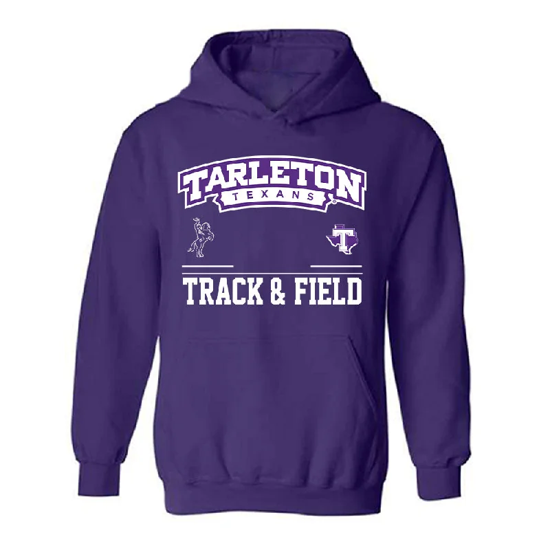 Tarleton State - NCAA Women's Track & Field : Nyla Barlow - Classic Fashion Shersey Hooded Sweatshirt Hoodie with Illustration Artistic Creative Tarleton State - NCAA Women's Track & Field : Nyla Barlow - Classic Fashion Shersey Hooded Sweatshirt Hoodie with Illustration Artistic Creative